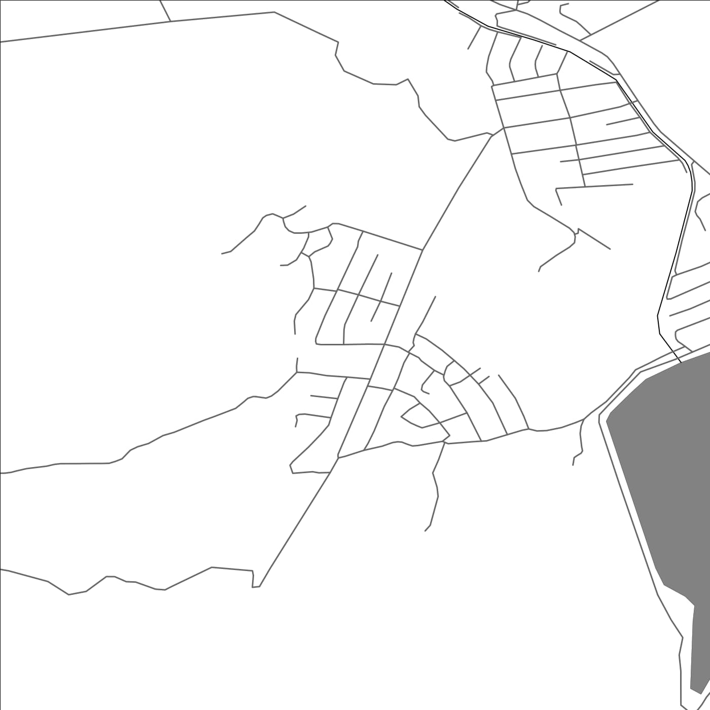 ROAD MAP OF KOLOT, KYRGYZSTAN BY MAPBAKES