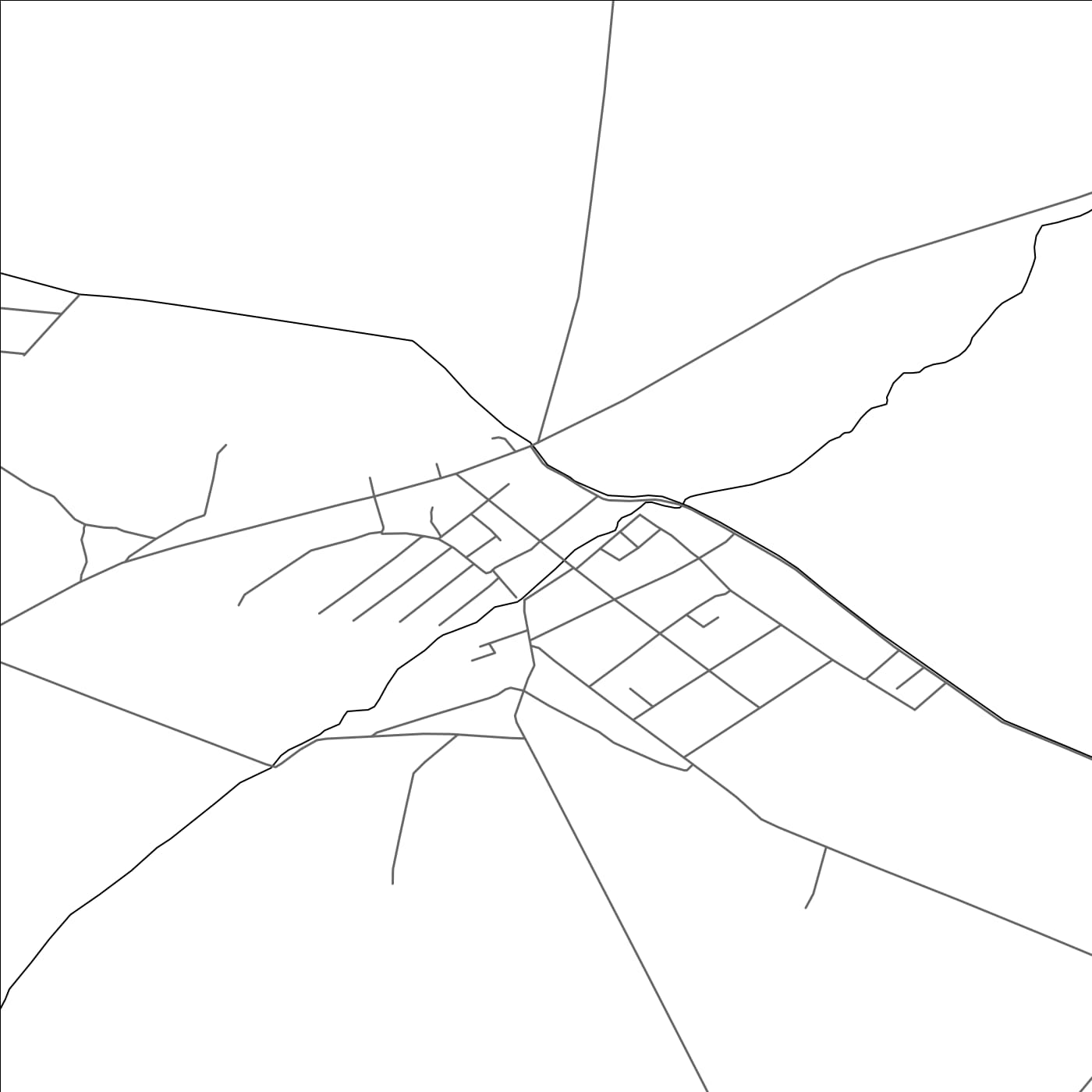 ROAD MAP OF KOMINTERN, KYRGYZSTAN BY MAPBAKES