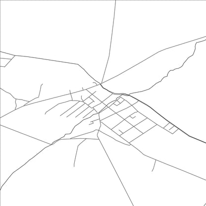 ROAD MAP OF KOMINTERN, KYRGYZSTAN BY MAPBAKES