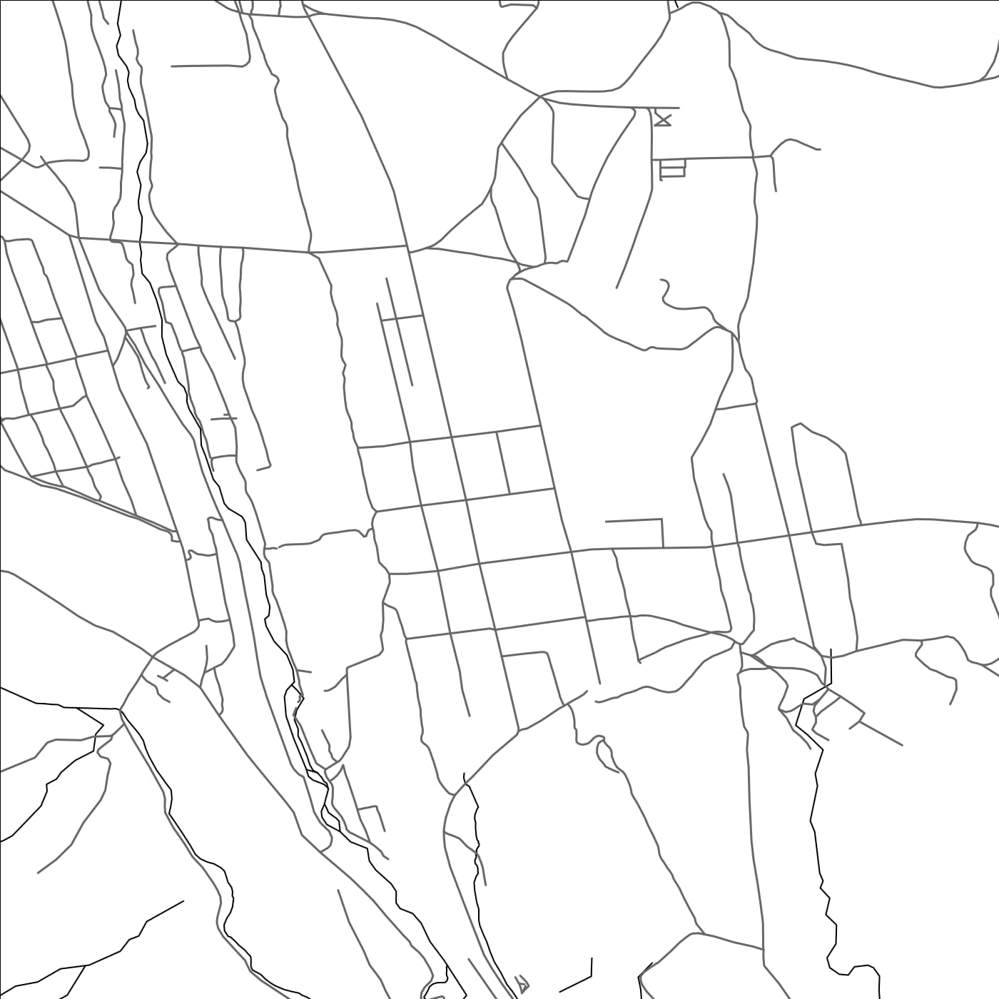 ROAD MAP OF KOY-TASH, KYRGYZSTAN BY MAPBAKES