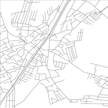 ROAD MAP OF KÜMÜSH-AZIZ, KYRGYZSTAN BY MAPBAKES