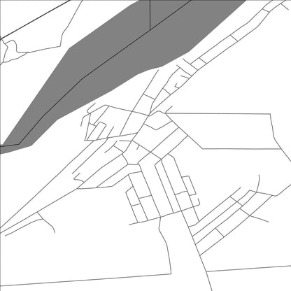 ROAD MAP OF KYZYL-AY, KYRGYZSTAN BY MAPBAKES