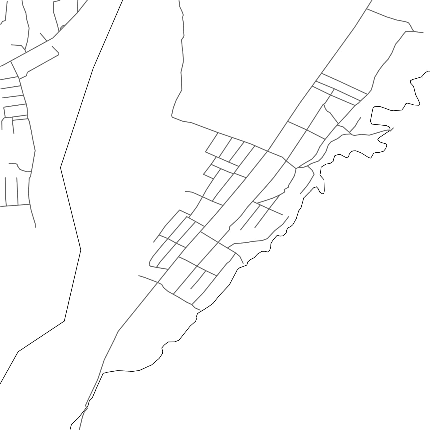 ROAD MAP OF KYZYL-SENGIR, KYRGYZSTAN BY MAPBAKES