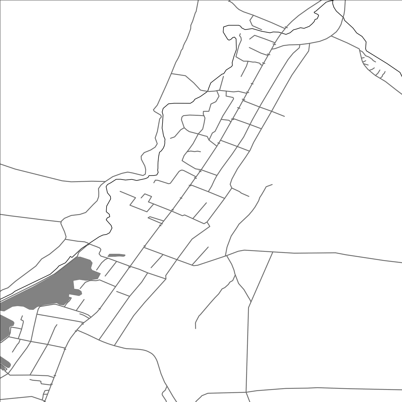 ROAD MAP OF LENINSKOE, KYRGYZSTAN BY MAPBAKES