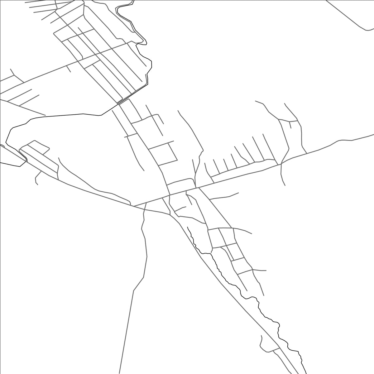 ROAD MAP OF MADY, KYRGYZSTAN BY MAPBAKES