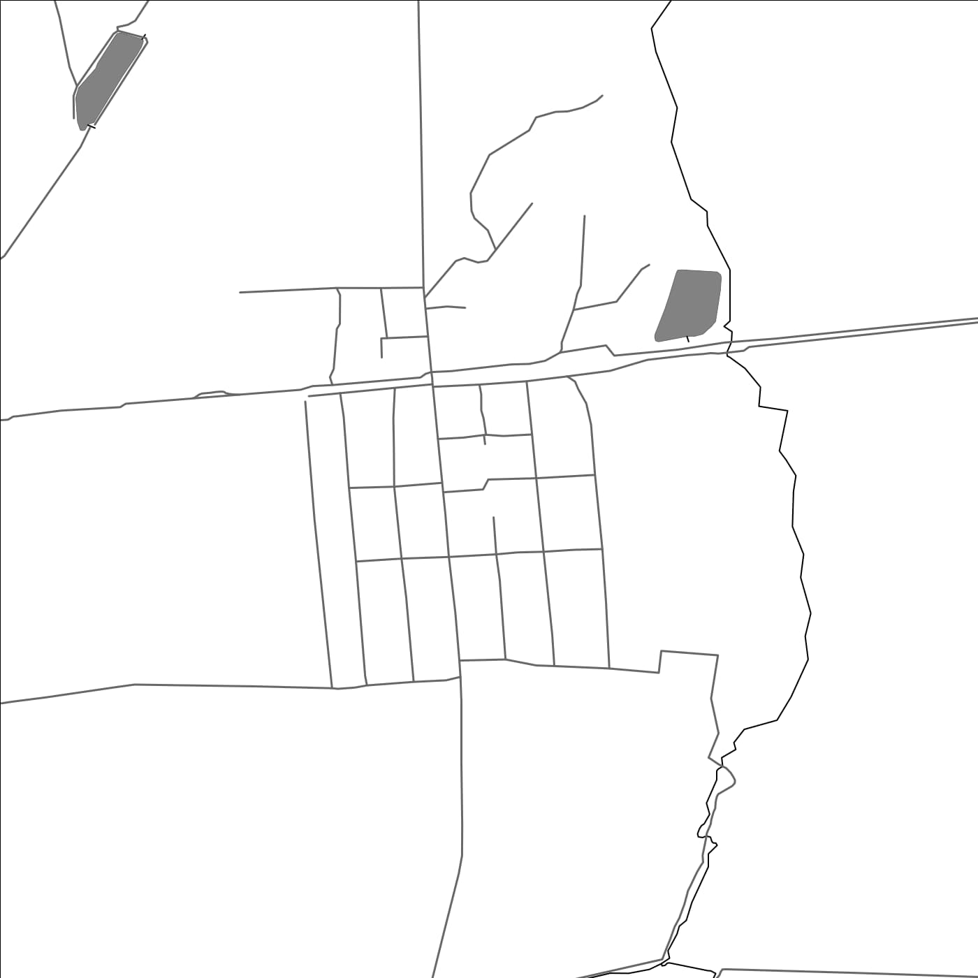 ROAD MAP OF MALOVODNOYE, KYRGYZSTAN BY MAPBAKES