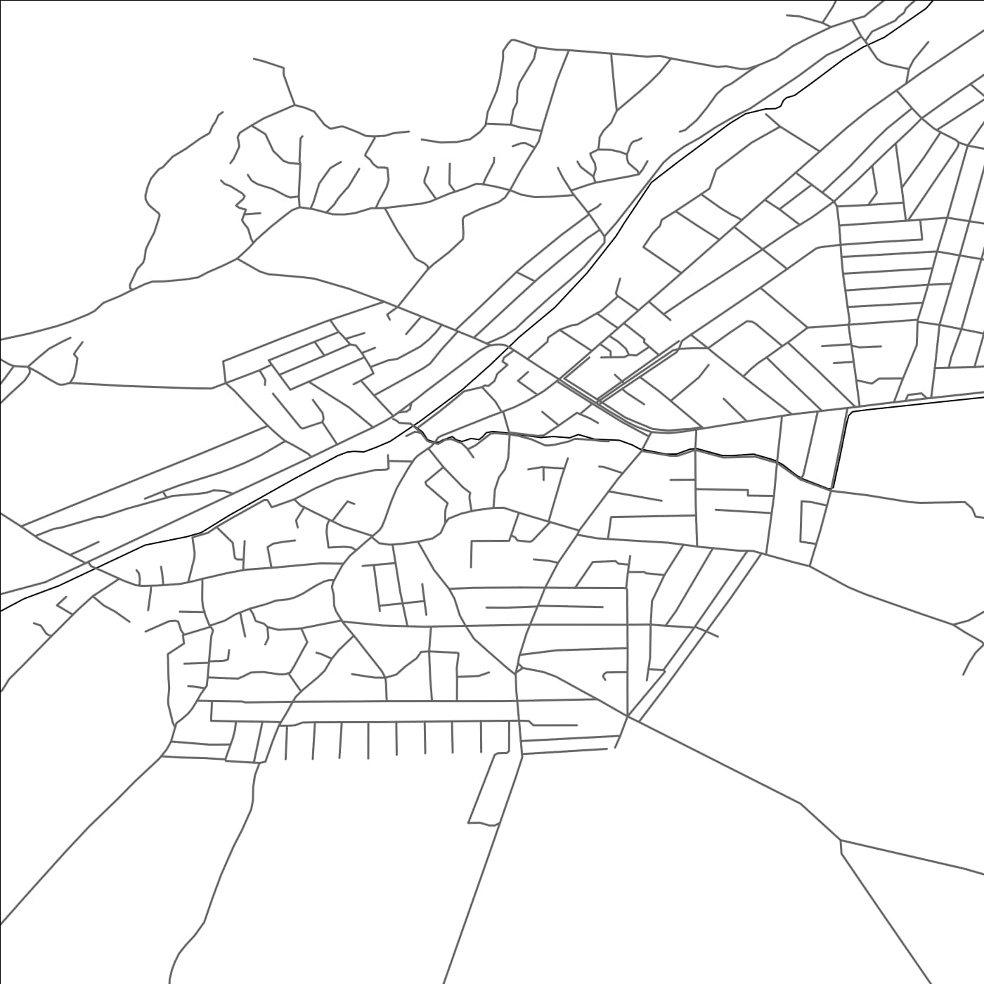 ROAD MAP OF MASSY, KYRGYZSTAN BY MAPBAKES