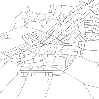 ROAD MAP OF MASSY, KYRGYZSTAN BY MAPBAKES