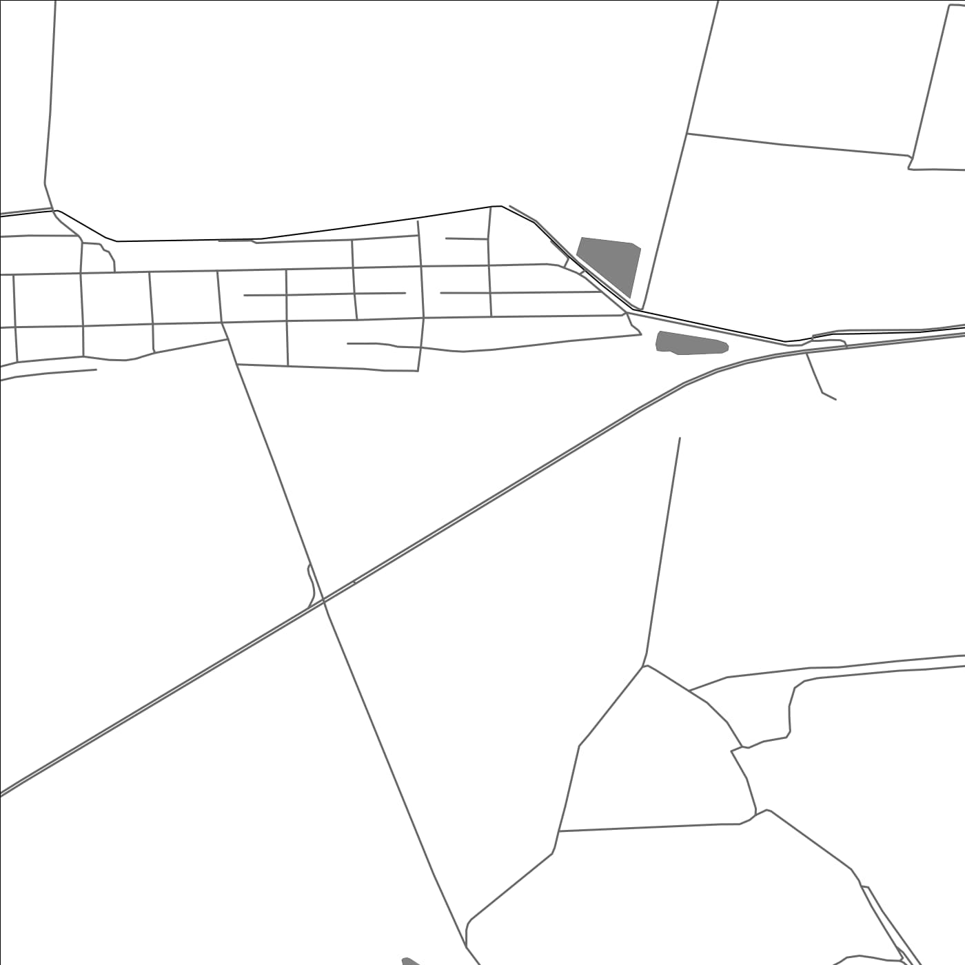 ROAD MAP OF MILYANFAN, KYRGYZSTAN BY MAPBAKES