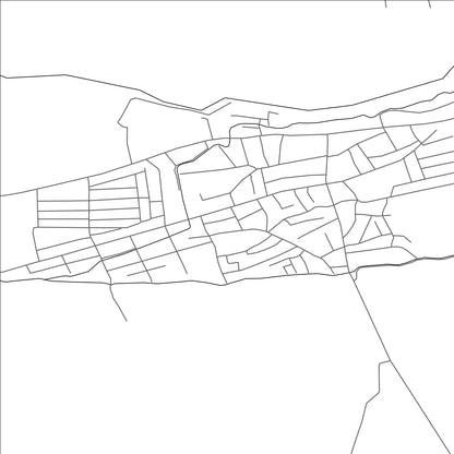 ROAD MAP OF MYRZA-AKE, KYRGYZSTAN BY MAPBAKES