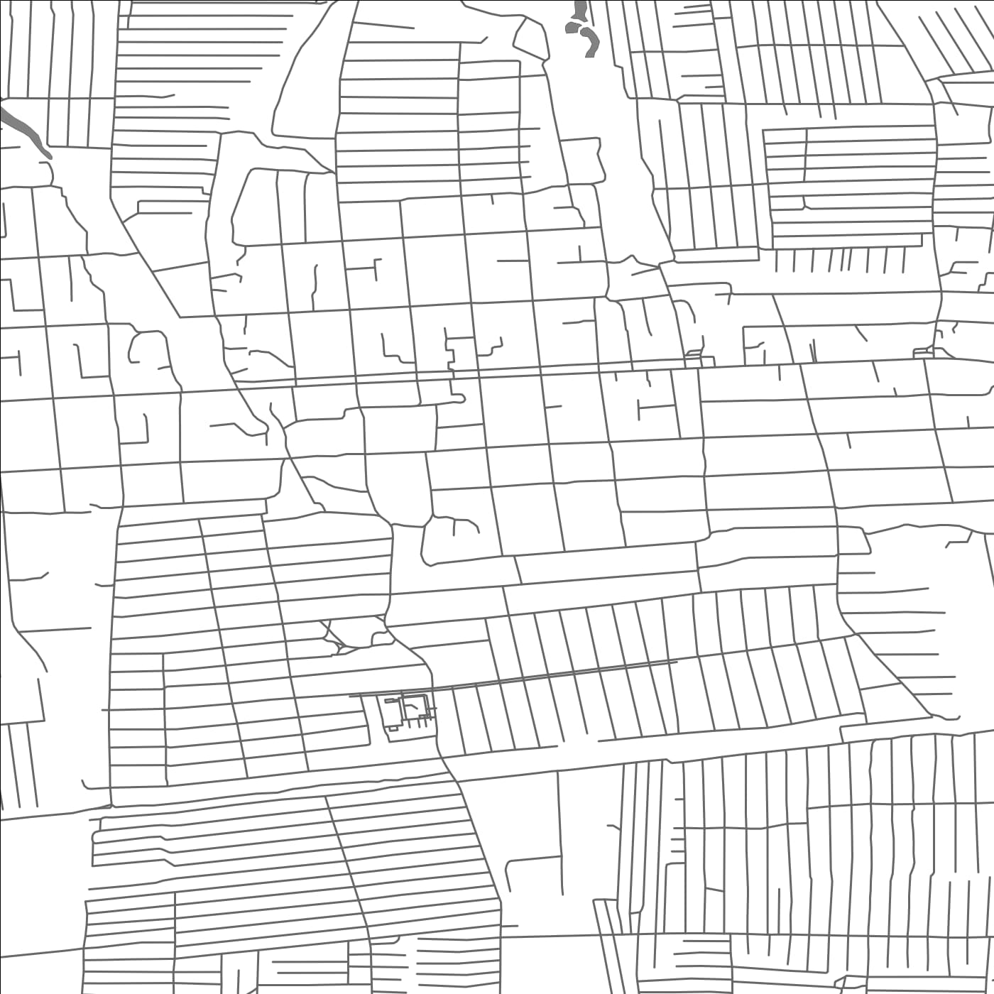 ROAD MAP OF NOVOPAVLOVKA, KYRGYZSTAN BY MAPBAKES