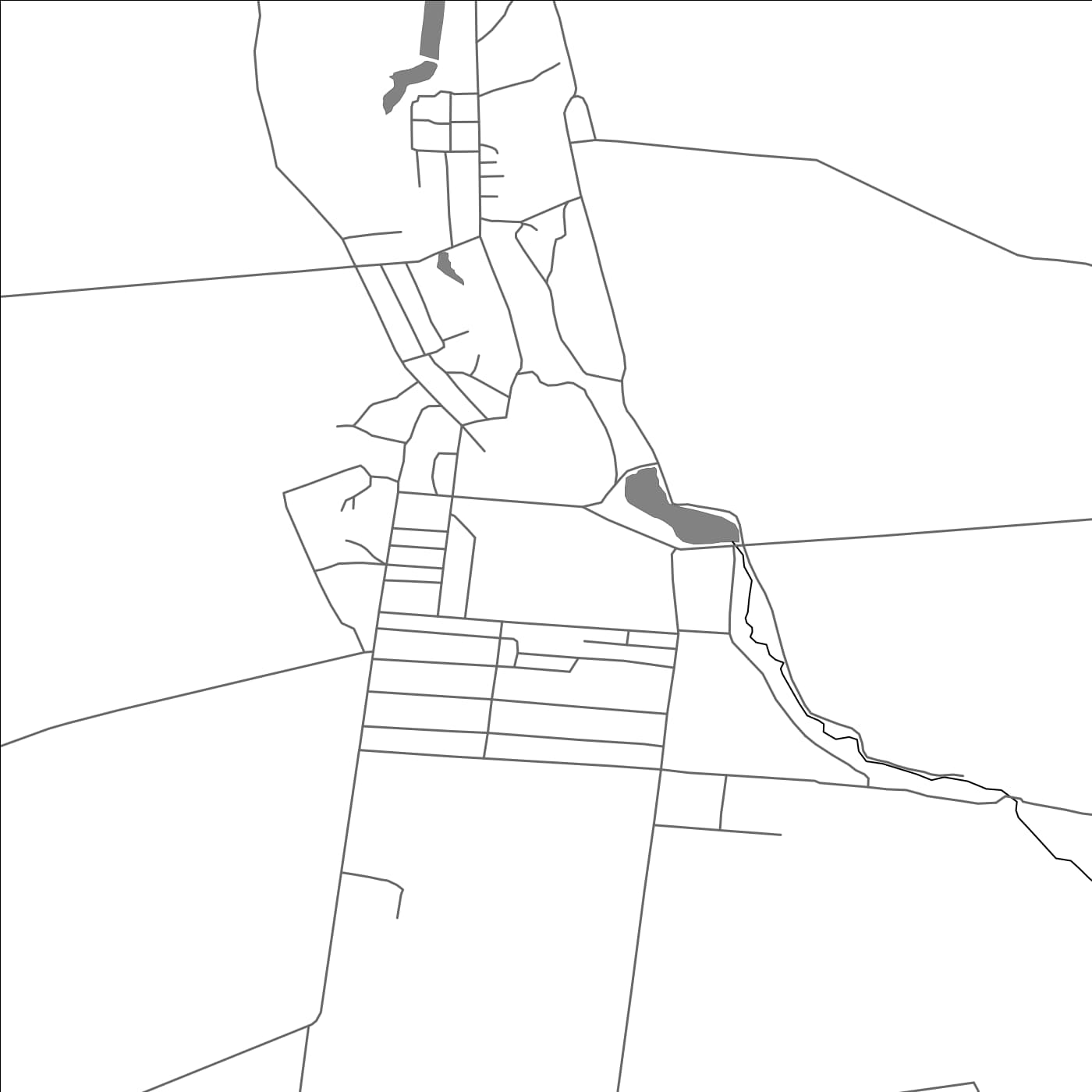 ROAD MAP OF OKTYABR’SKOE, KYRGYZSTAN BY MAPBAKES