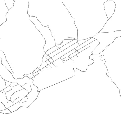 ROAD MAP OF OOGON-TALAA, KYRGYZSTAN BY MAPBAKES