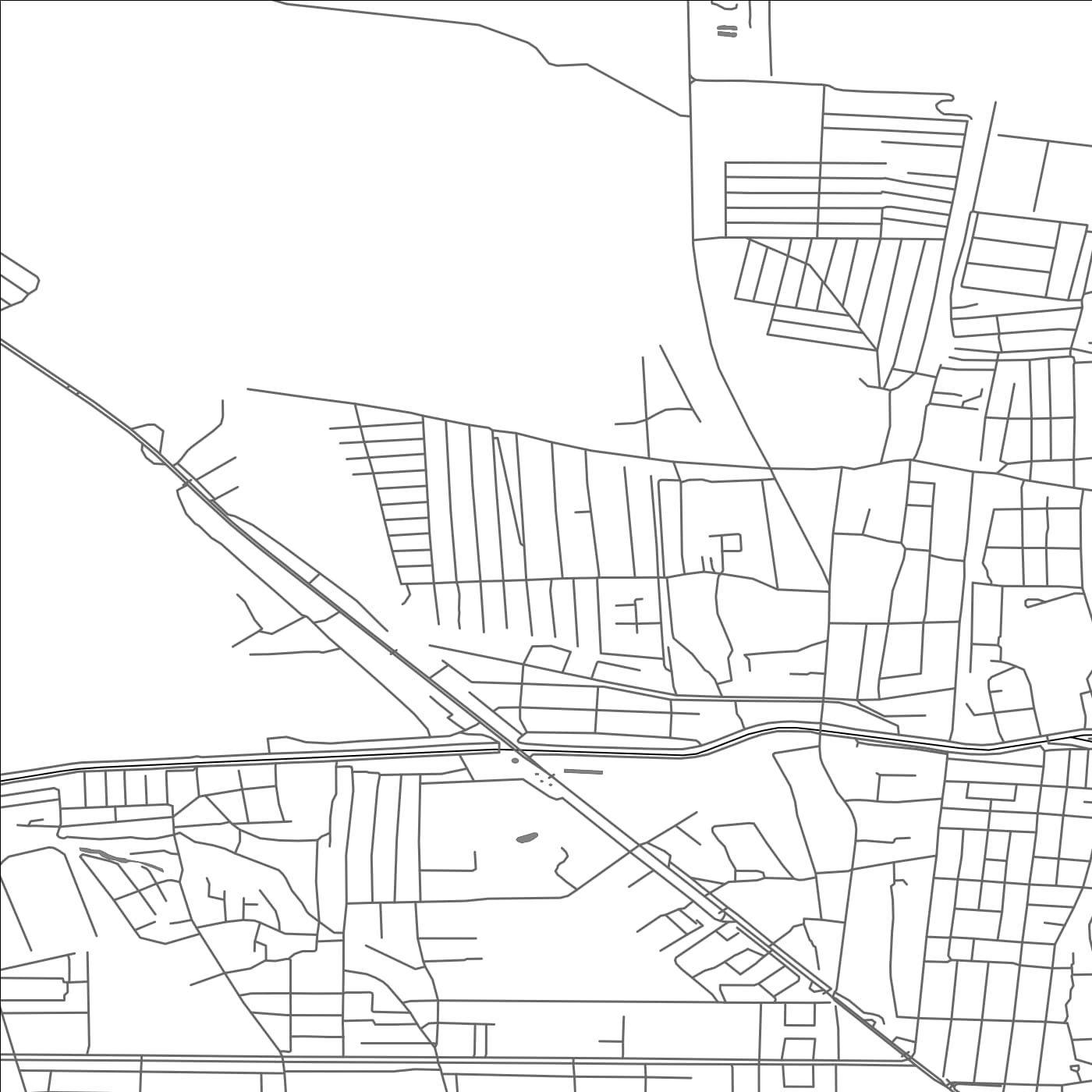 ROAD MAP OF PRIGORODNOYE, KYRGYZSTAN BY MAPBAKES