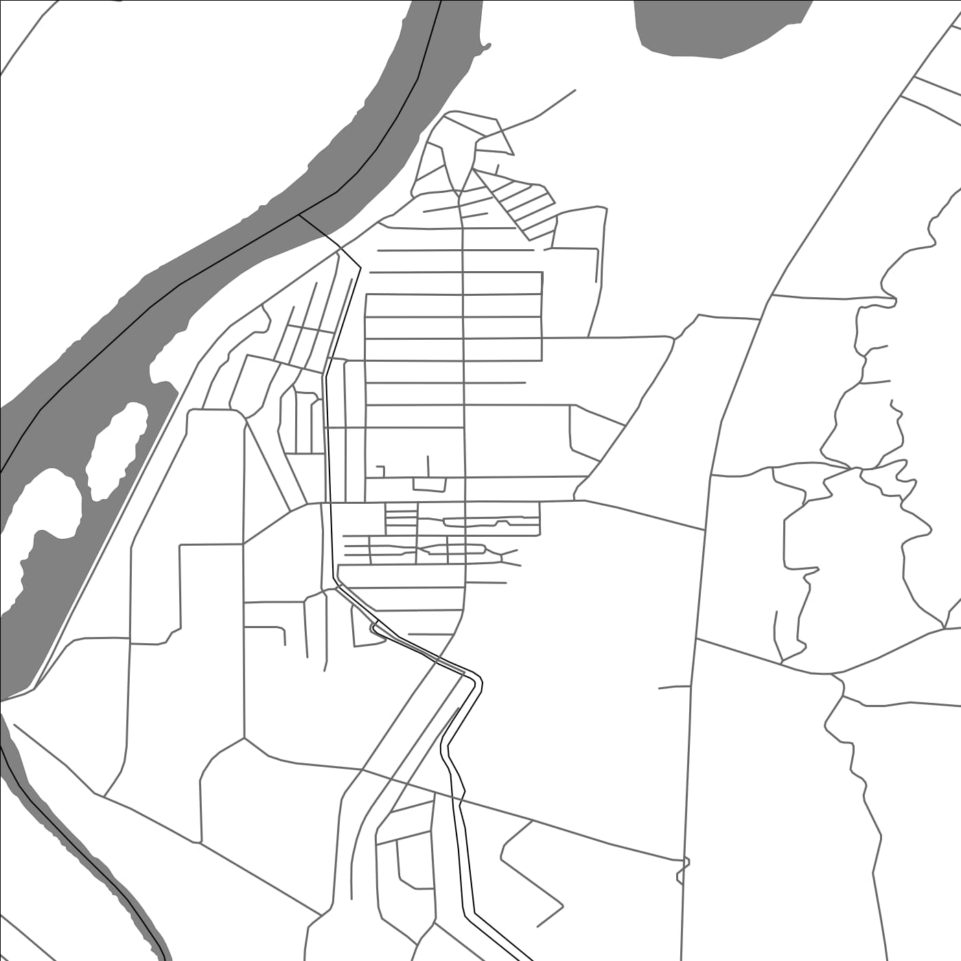 ROAD MAP OF SHAMALDY-SAY, KYRGYZSTAN BY MAPBAKES