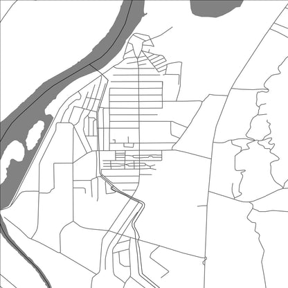 ROAD MAP OF SHAMALDY-SAY, KYRGYZSTAN BY MAPBAKES