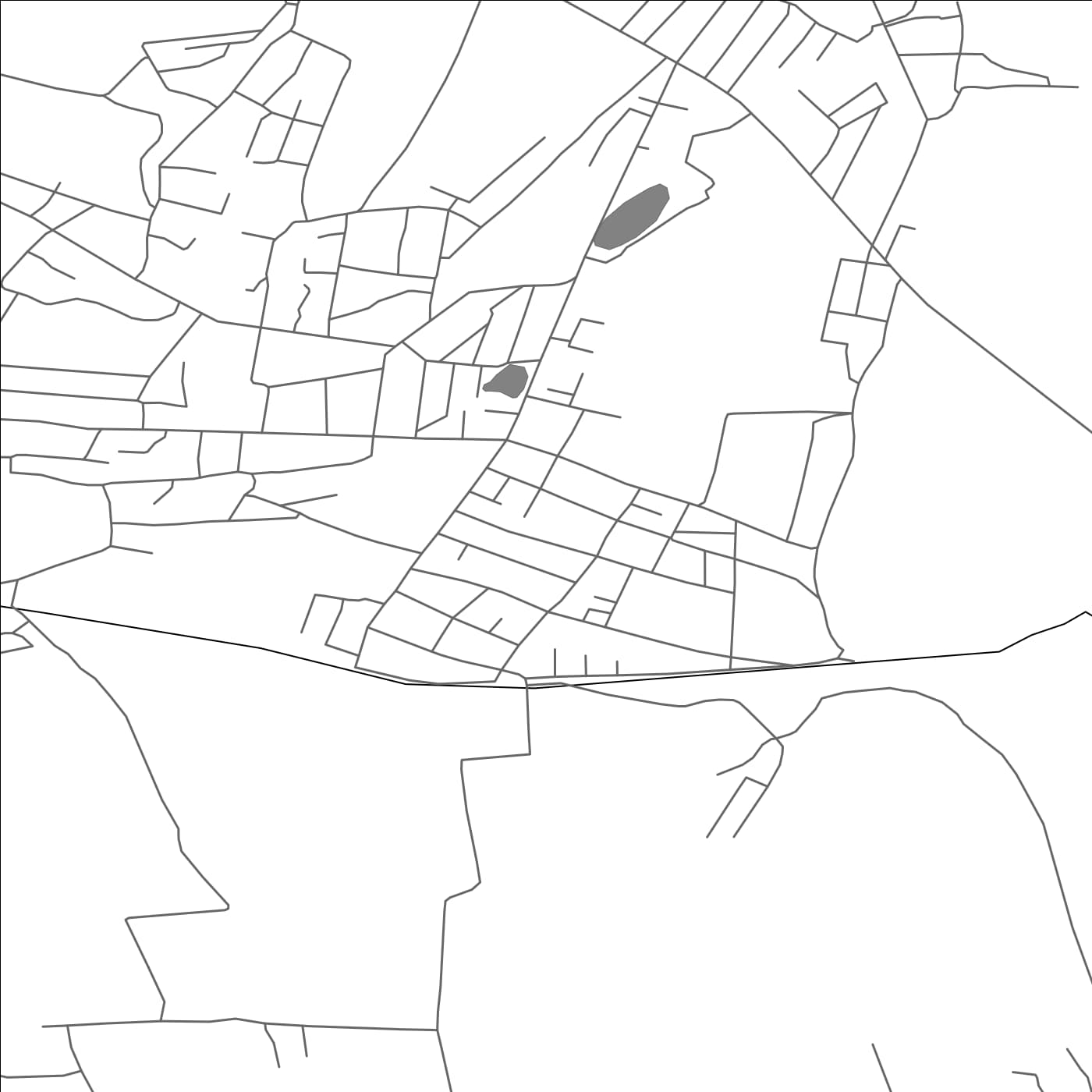 ROAD MAP OF TOTIYA, KYRGYZSTAN BY MAPBAKES