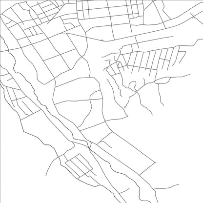 ROAD MAP OF UCH-KORGON, KYRGYZSTAN BY MAPBAKES