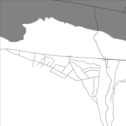 ROAD MAP OF ÜCH-TEREK, KYRGYZSTAN BY MAPBAKES