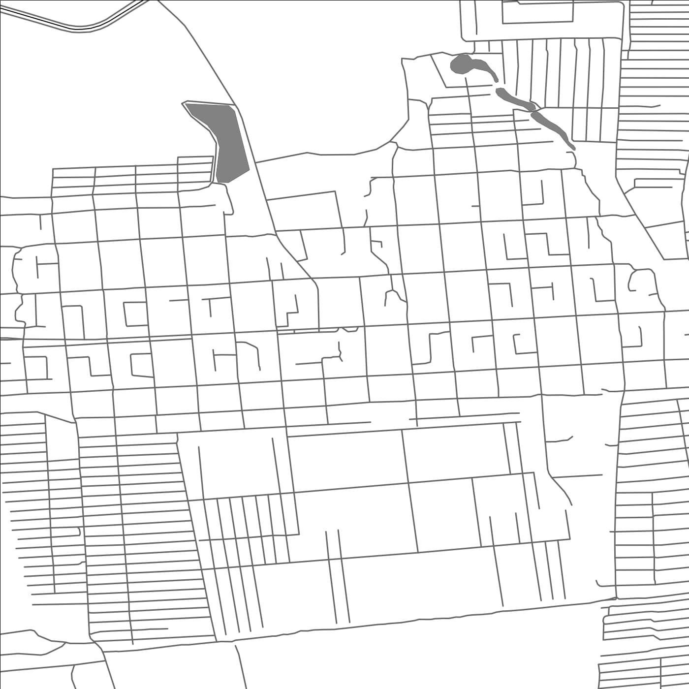 ROAD MAP OF VOYENNO-ANTONOVKA, KYRGYZSTAN BY MAPBAKES