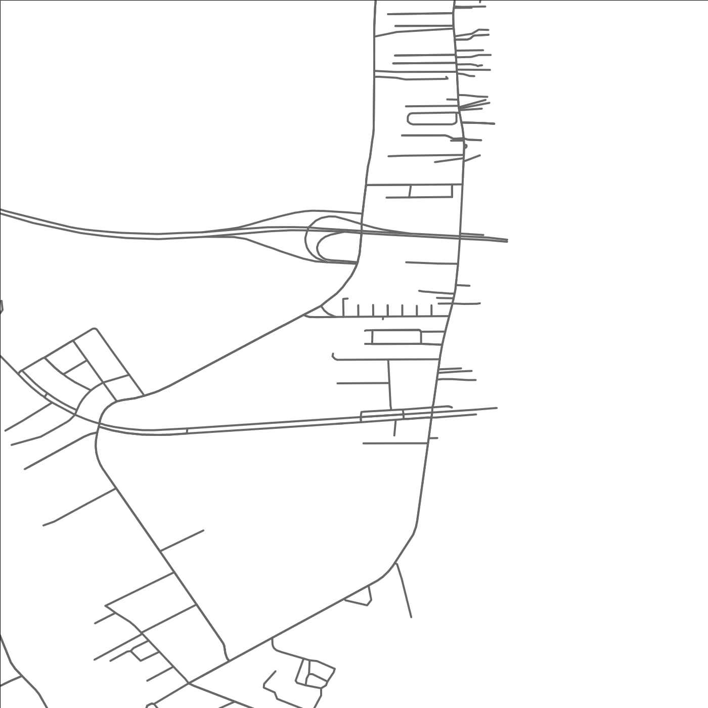 ROAD MAP OF AMELIA, LOUISIANA BY MAPBAKES