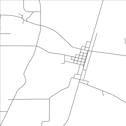 ROAD MAP OF ANGIE, LOUISIANA BY MAPBAKES