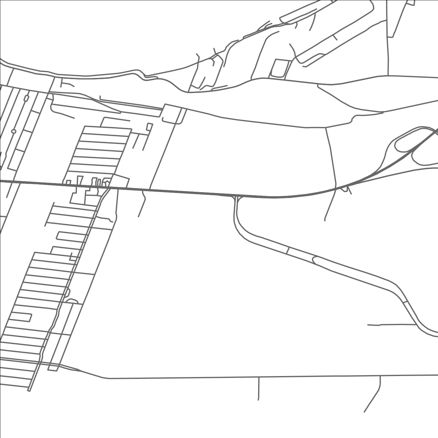 ROAD MAP OF AVONDALE, LOUISIANA BY MAPBAKES