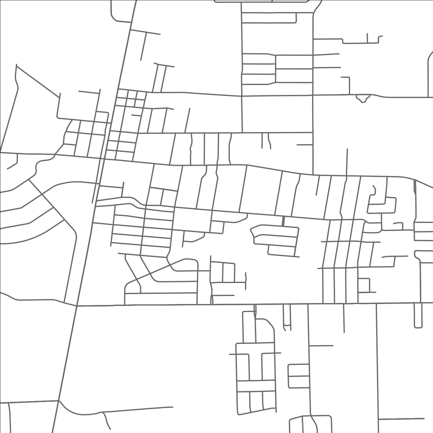 ROAD MAP OF BAKER, LOUISIANA BY MAPBAKES