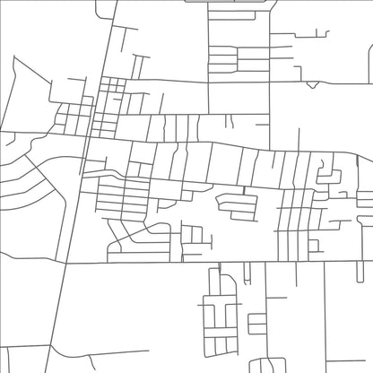 ROAD MAP OF BAKER, LOUISIANA BY MAPBAKES