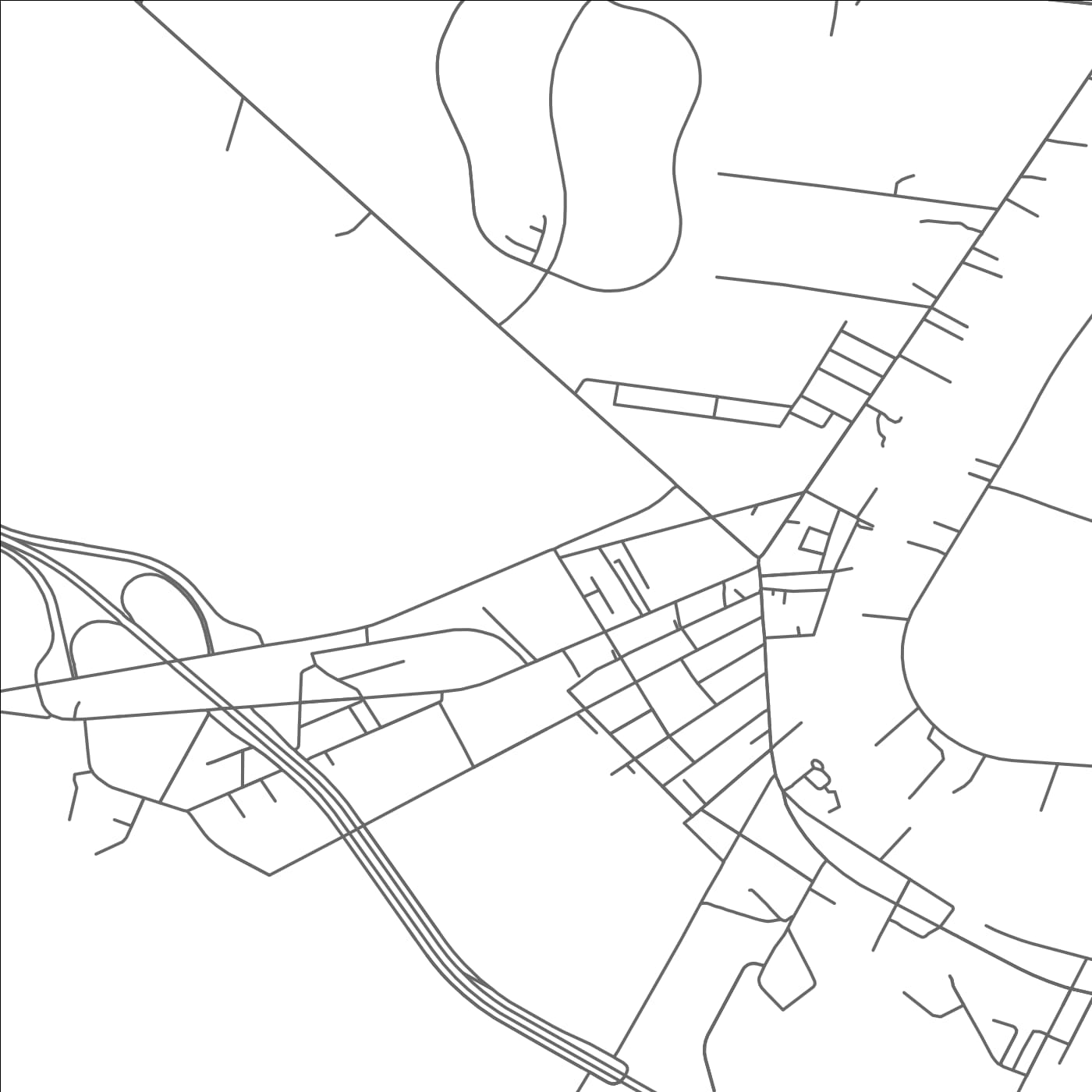 ROAD MAP OF BALDWIN, LOUISIANA BY MAPBAKES