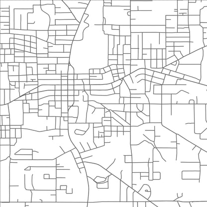 ROAD MAP OF BASTROP, LOUISIANA BY MAPBAKES