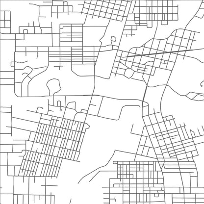 ROAD MAP OF BOGALUSA, LOUISIANA BY MAPBAKES