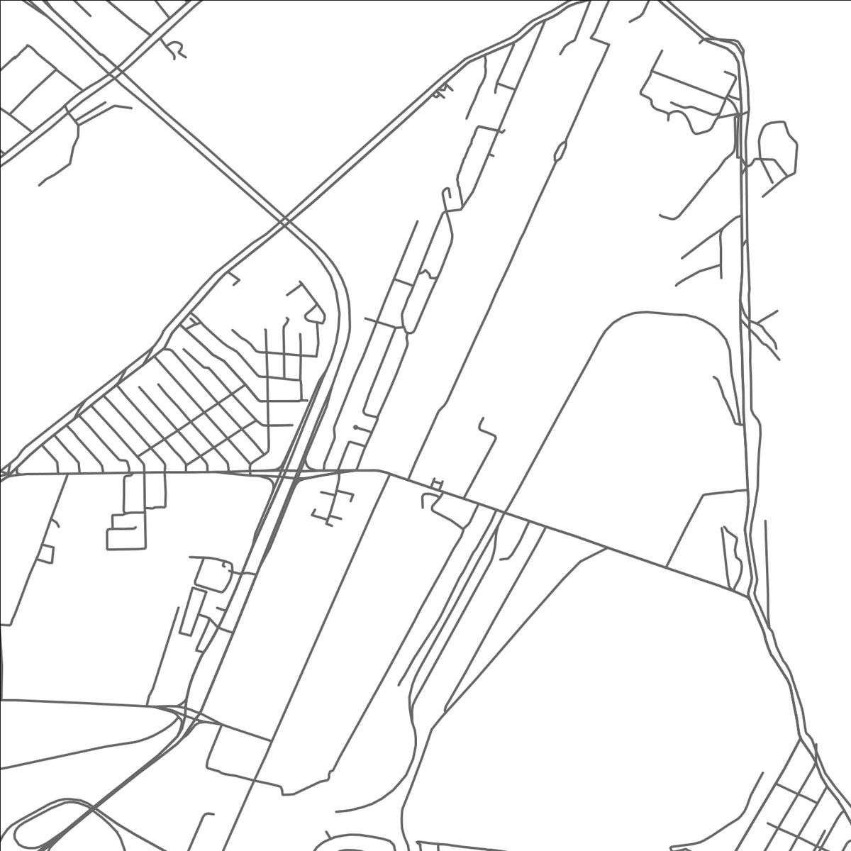 ROAD MAP OF BRIDGE CITY, LOUISIANA BY MAPBAKES