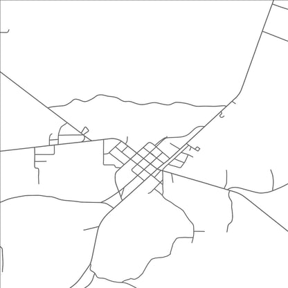 ROAD MAP OF CHATHAM, LOUISIANA BY MAPBAKES