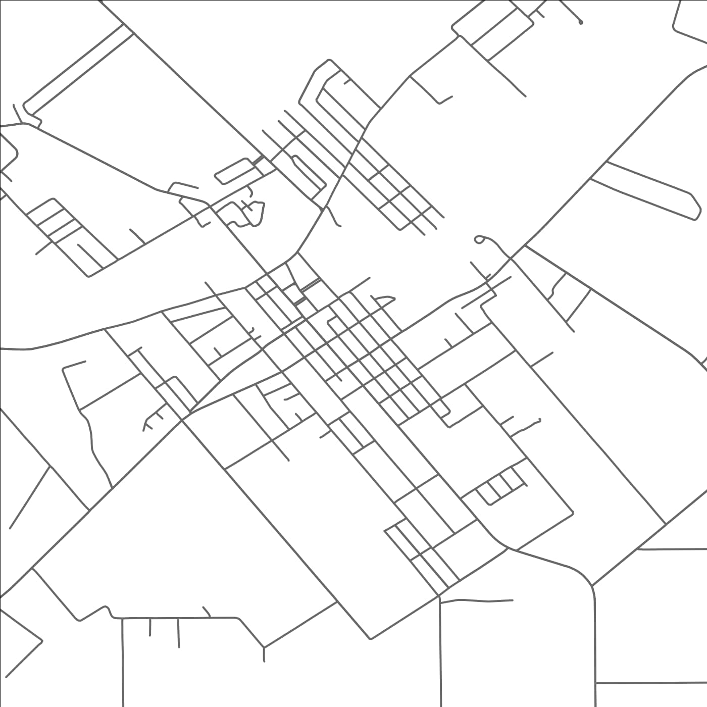 ROAD MAP OF CHURCH POINT, LOUISIANA BY MAPBAKES