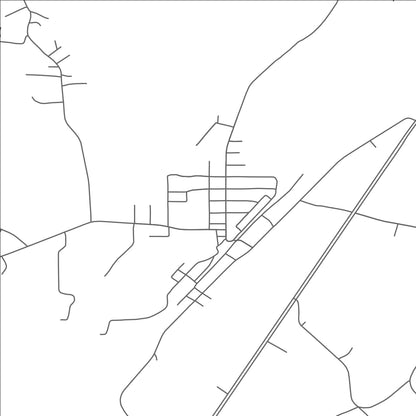 ROAD MAP OF CLARKS, LOUISIANA BY MAPBAKES