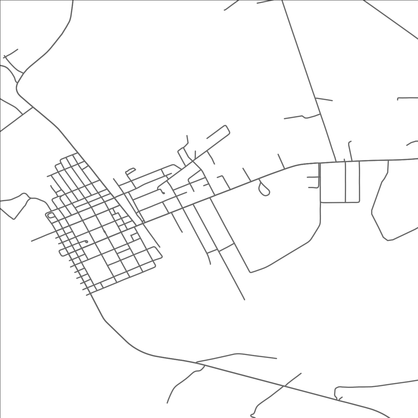 ROAD MAP OF COLFAX, LOUISIANA BY MAPBAKES