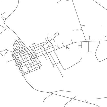 ROAD MAP OF COLFAX, LOUISIANA BY MAPBAKES