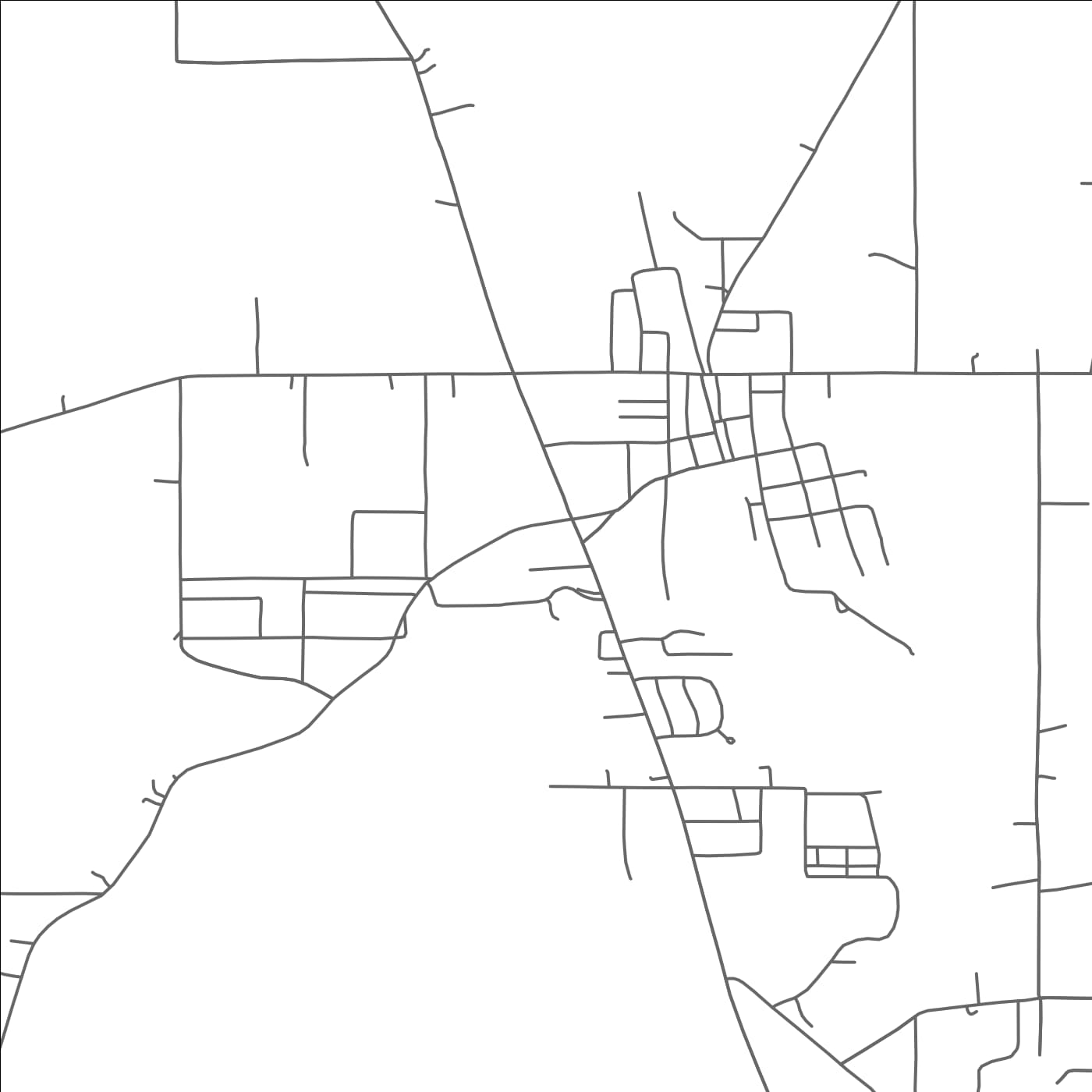 ROAD MAP OF COTTON VALLEY, LOUISIANA BY MAPBAKES