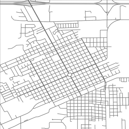 ROAD MAP OF CROWLEY, LOUISIANA BY MAPBAKES