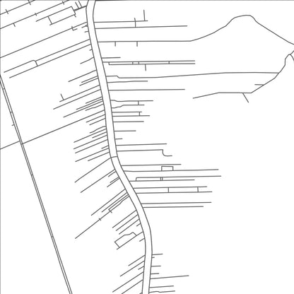 ROAD MAP OF CUT OFF, LOUISIANA BY MAPBAKES