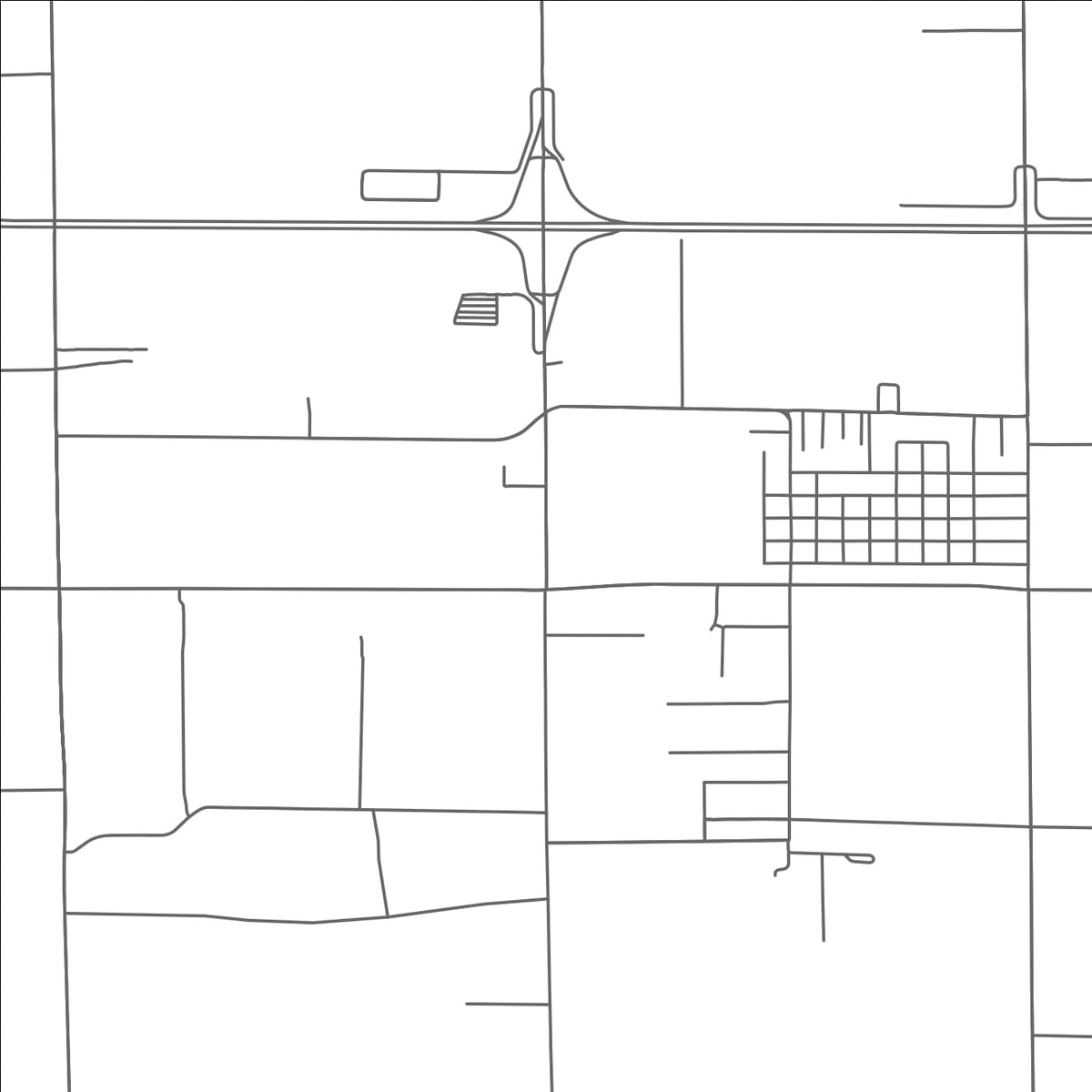 ROAD MAP OF DUSON, LOUISIANA BY MAPBAKES