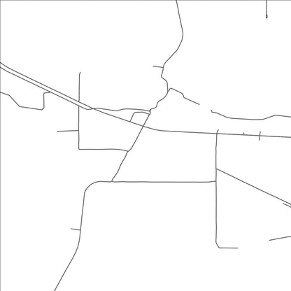 ROAD MAP OF ECHO, LOUISIANA BY MAPBAKES