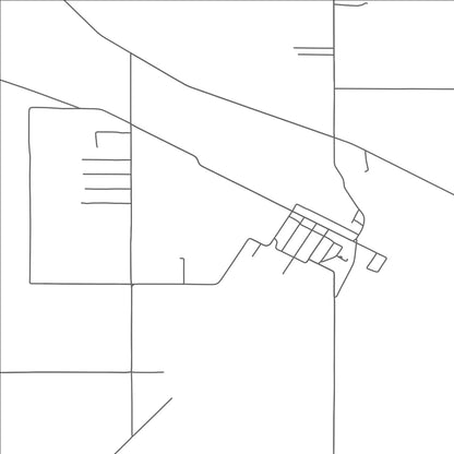 ROAD MAP OF ELIZABETH, LOUISIANA BY MAPBAKES