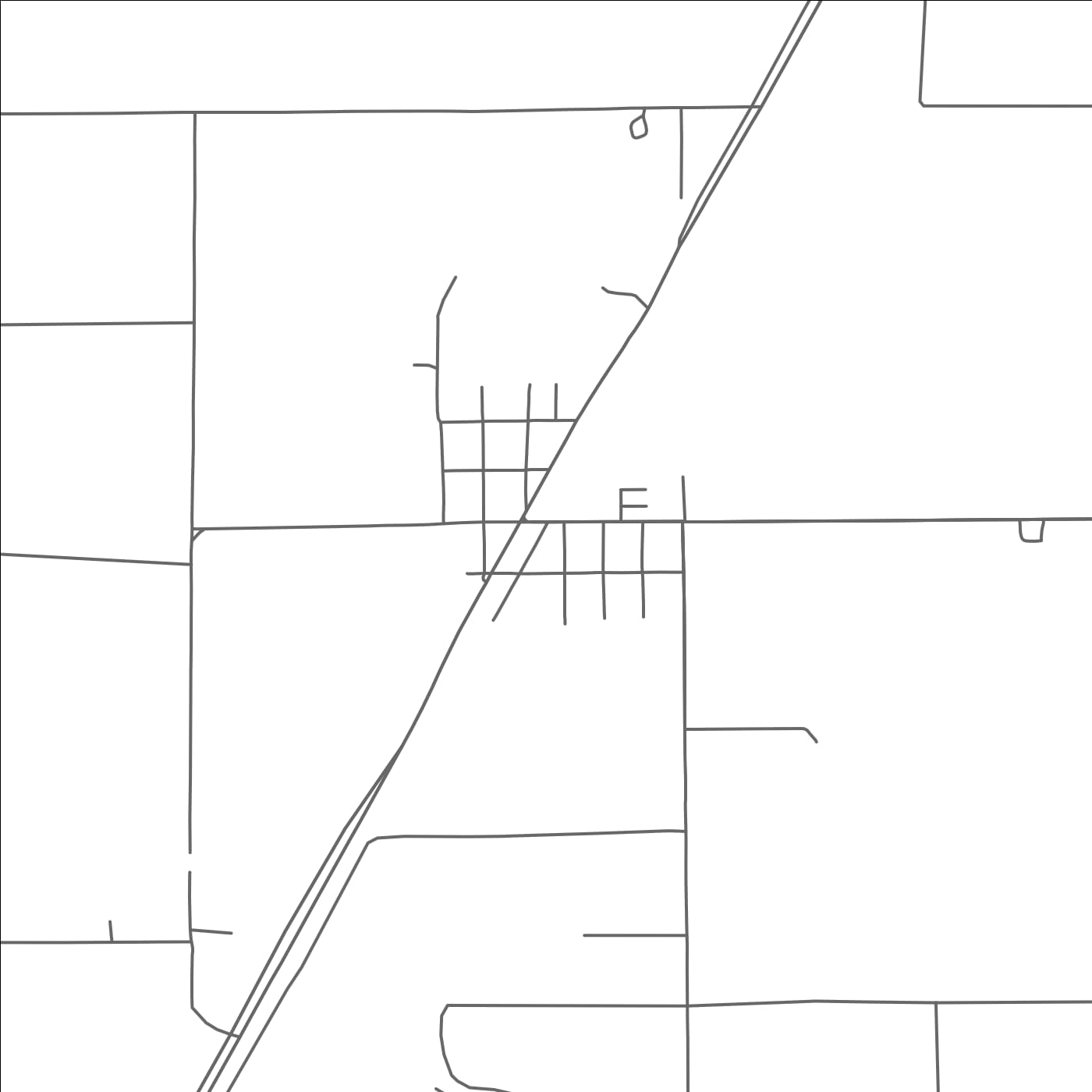 ROAD MAP OF FENTON, LOUISIANA BY MAPBAKES