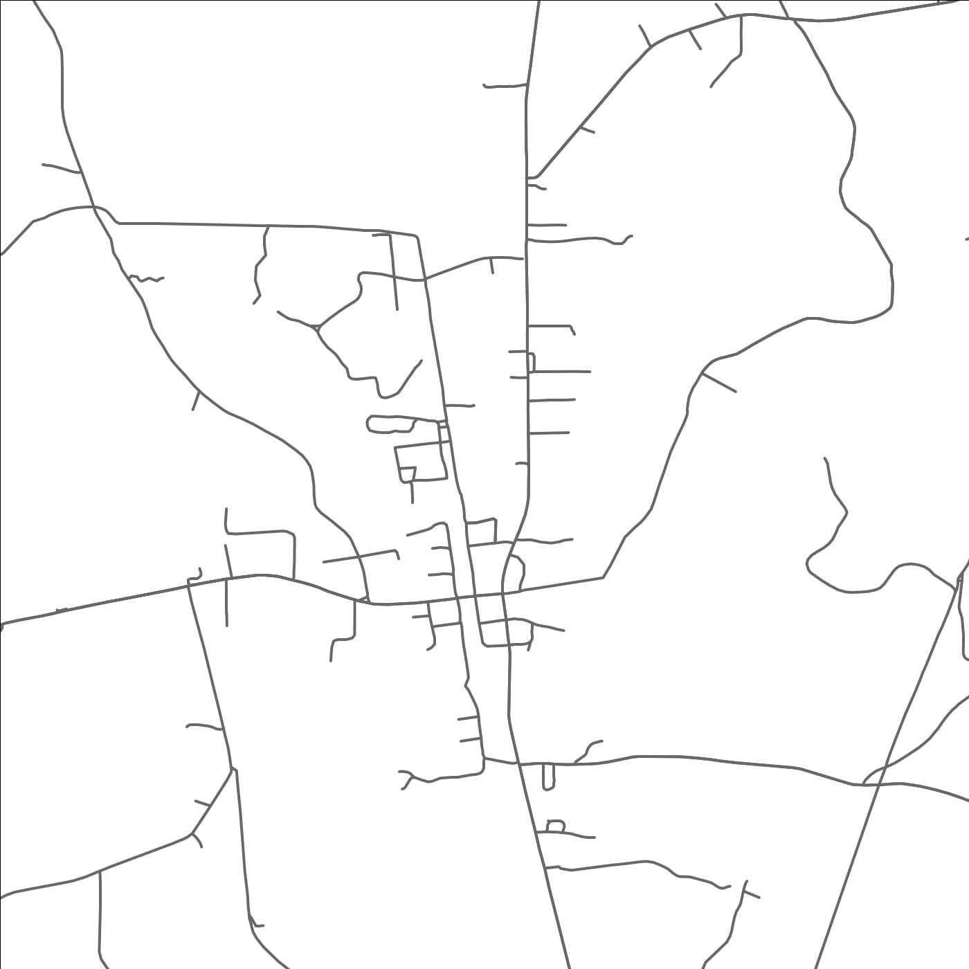 ROAD MAP OF FLORIEN, LOUISIANA BY MAPBAKES