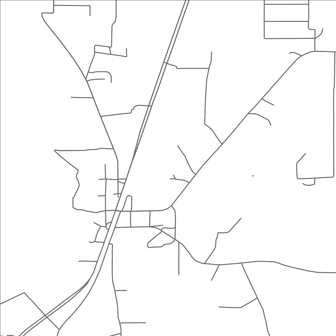 ROAD MAP OF FOREST HILL, LOUISIANA BY MAPBAKES