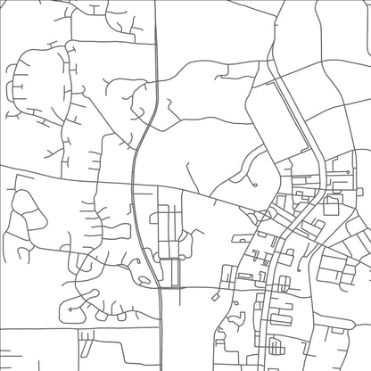 ROAD MAP OF FORT POLK SOUTH, LOUISIANA BY MAPBAKES