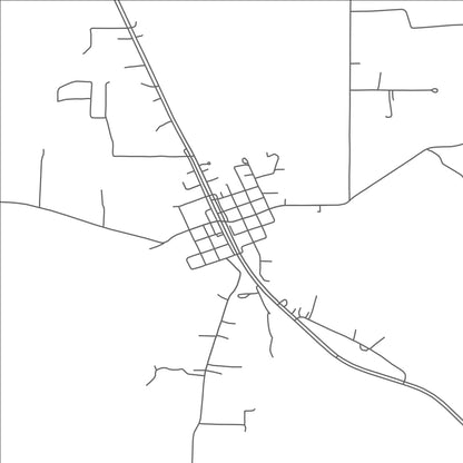 ROAD MAP OF GRAND CANE, LOUISIANA BY MAPBAKES