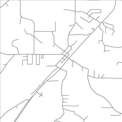 ROAD MAP OF GRAYSON, LOUISIANA BY MAPBAKES